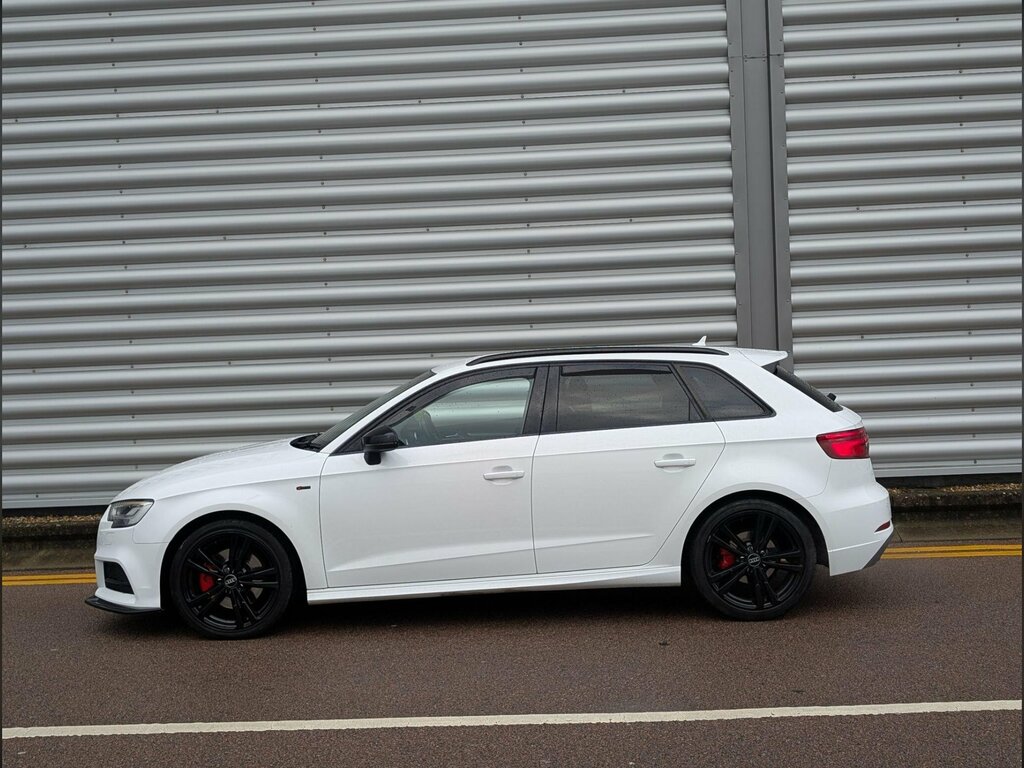 Audi A3 2.0 Tfsi S Line Sportback S Tronic Euro 6 Ss LF66NHN White #4
