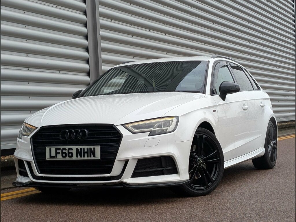 Audi A3 2.0 Tfsi S Line Sportback S Tronic Euro 6 Ss LF66NHN White #2