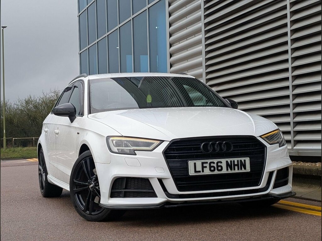 Audi A3 2.0 Tfsi S Line Sportback S Tronic Euro 6 Ss LF66NHN White #5