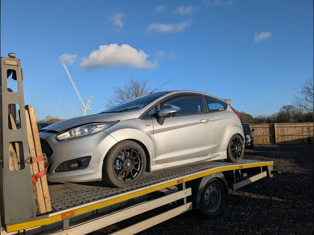 Ford Fiesta 1.0T Ecoboost St-line Euro 6 Ss BJ66BJF Silver #6