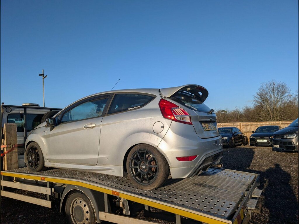 Ford Fiesta 1.0T Ecoboost St-line Euro 6 Ss BJ66BJF Silver #5