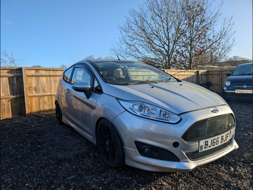 Ford Fiesta 1.0T Ecoboost St-line Euro 6 Ss BJ66BJF Silver #3