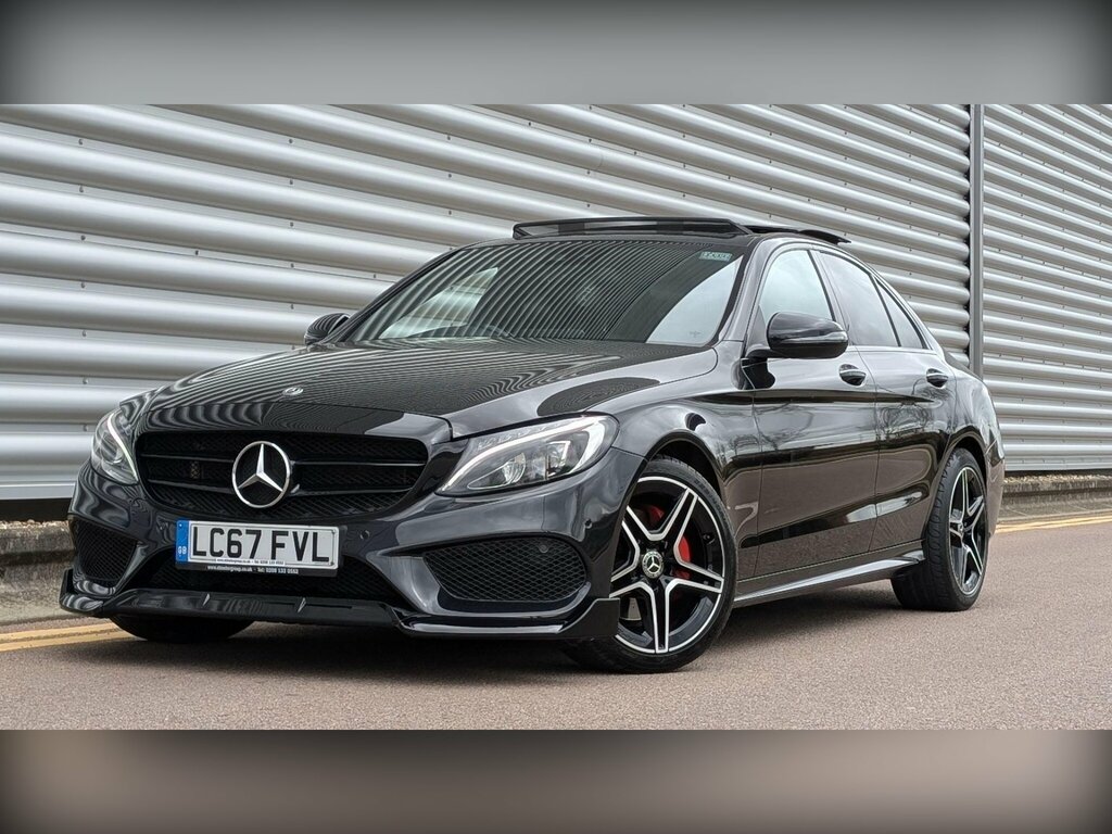 Mercedes-Benz C Class 2.0 C200 Amg Line Premium Plus G-tronic Euro 6 LC67FVL Black #2
