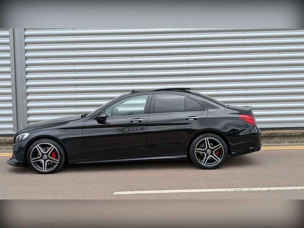 Mercedes-Benz C Class 2.0 C200 Amg Line Premium Plus G-tronic Euro 6 LC67FVL Black #4