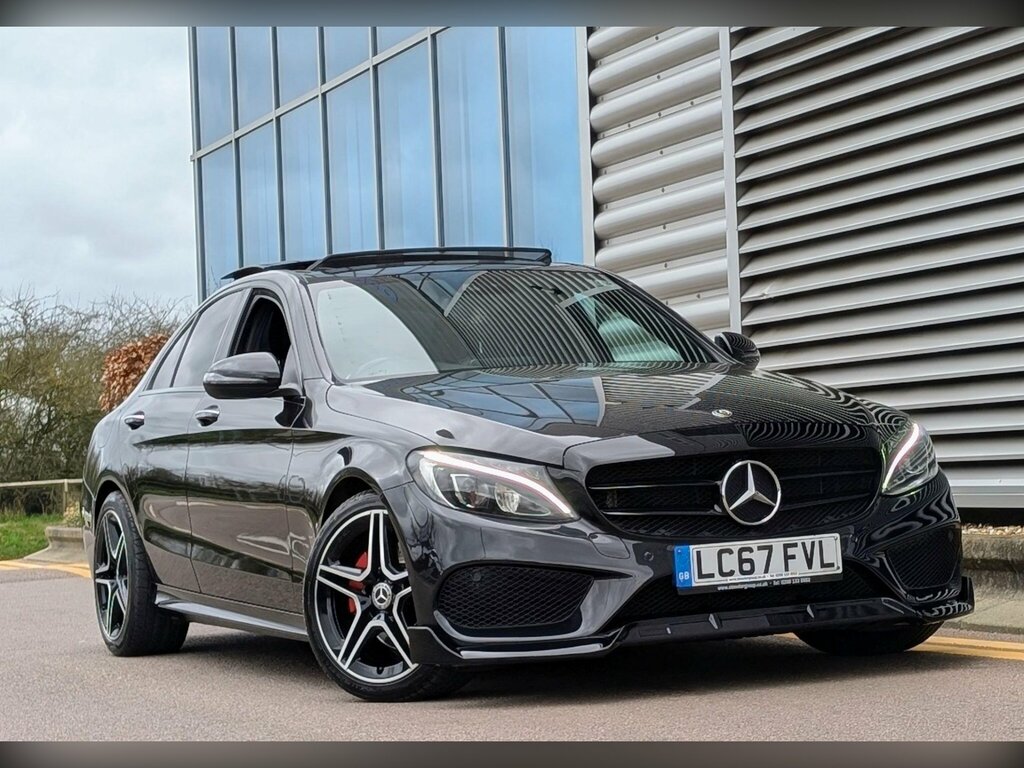 Mercedes-Benz C Class 2.0 C200 Amg Line Premium Plus G-tronic Euro 6 Black