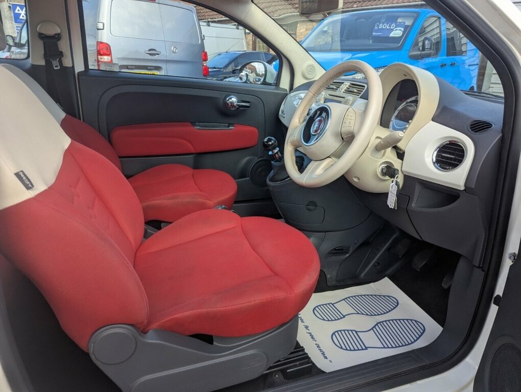 Fiat 500 1.2L Lounge WF11NRX White #4