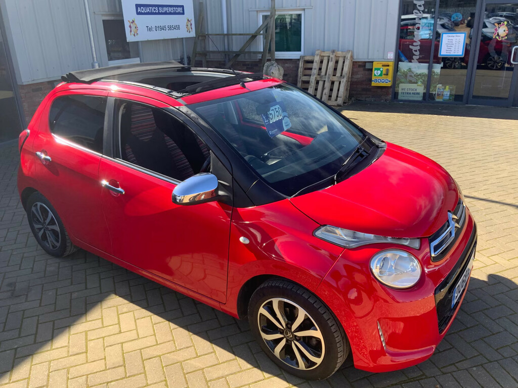 Citroen C1 1.0 Vti 72 Flair Hatchback DU68EVN Red #2