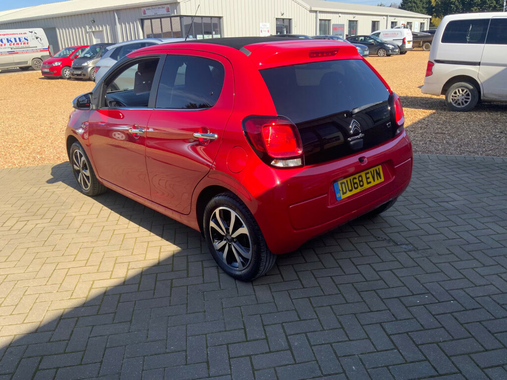 Citroen C1 1.0 Vti 72 Flair Hatchback DU68EVN Red #4