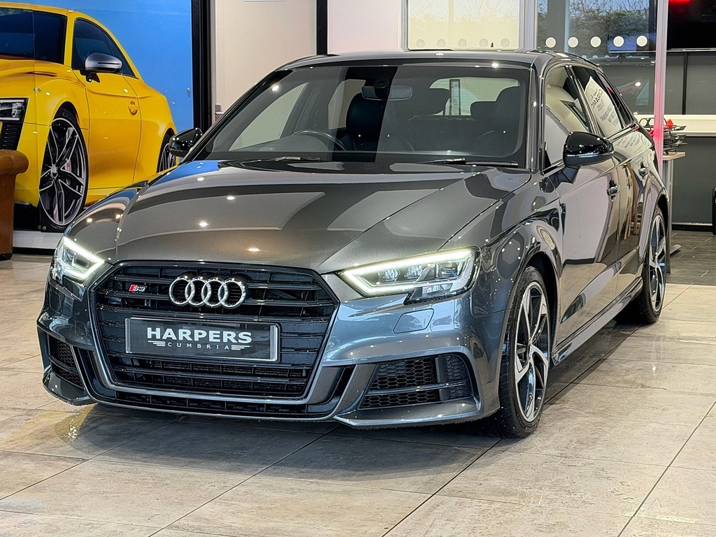 Audi S3 2.0 Tfsi Black Edition Sportback S Tron NJ69DOA Grey #3