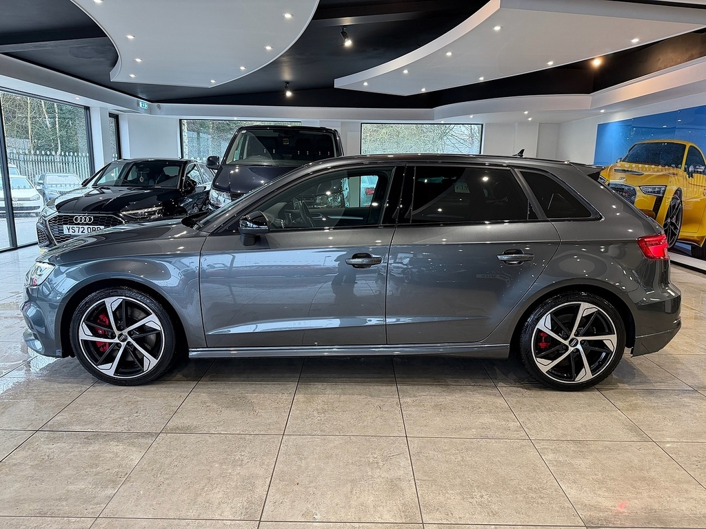 Audi S3 2.0 Tfsi Black Edition Sportback S Tron NJ69DOA Grey #4