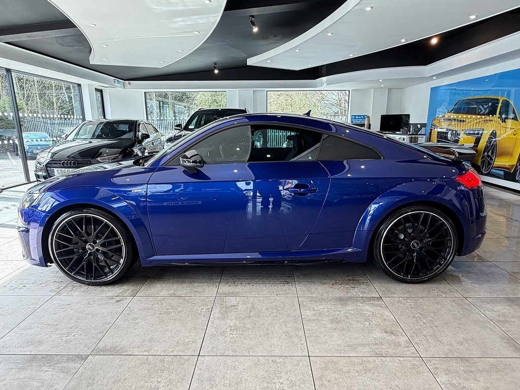 Audi TT 2.0 Tfsi 40 Black Edition Coupe S Troni EF69VGT Blue #6