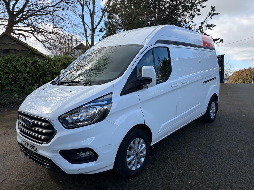 Ford Transit Custom 2.0 300 Ecoblue Limited L2 H2 Euro 6 Ss YP71ORU White #3