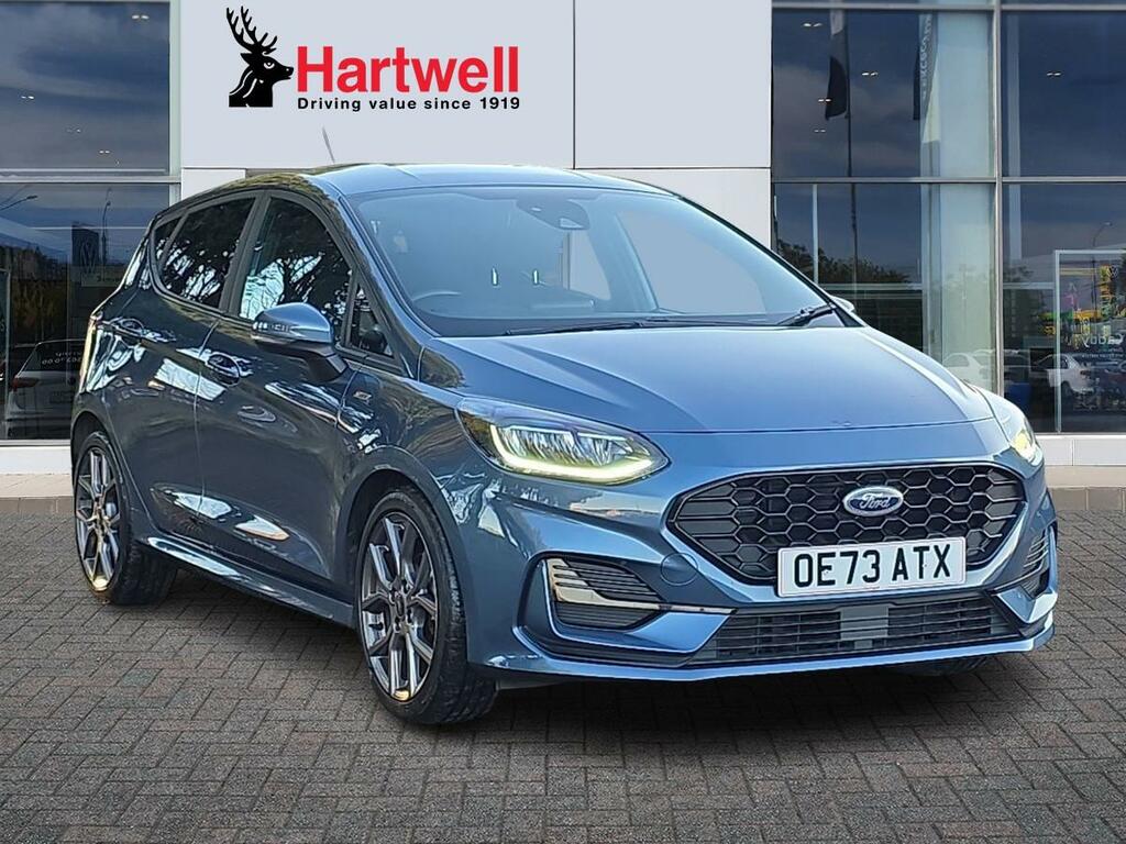 Ford Fiesta 1.0T Ecoboost Mhev St-line Hatchback Hy Blue