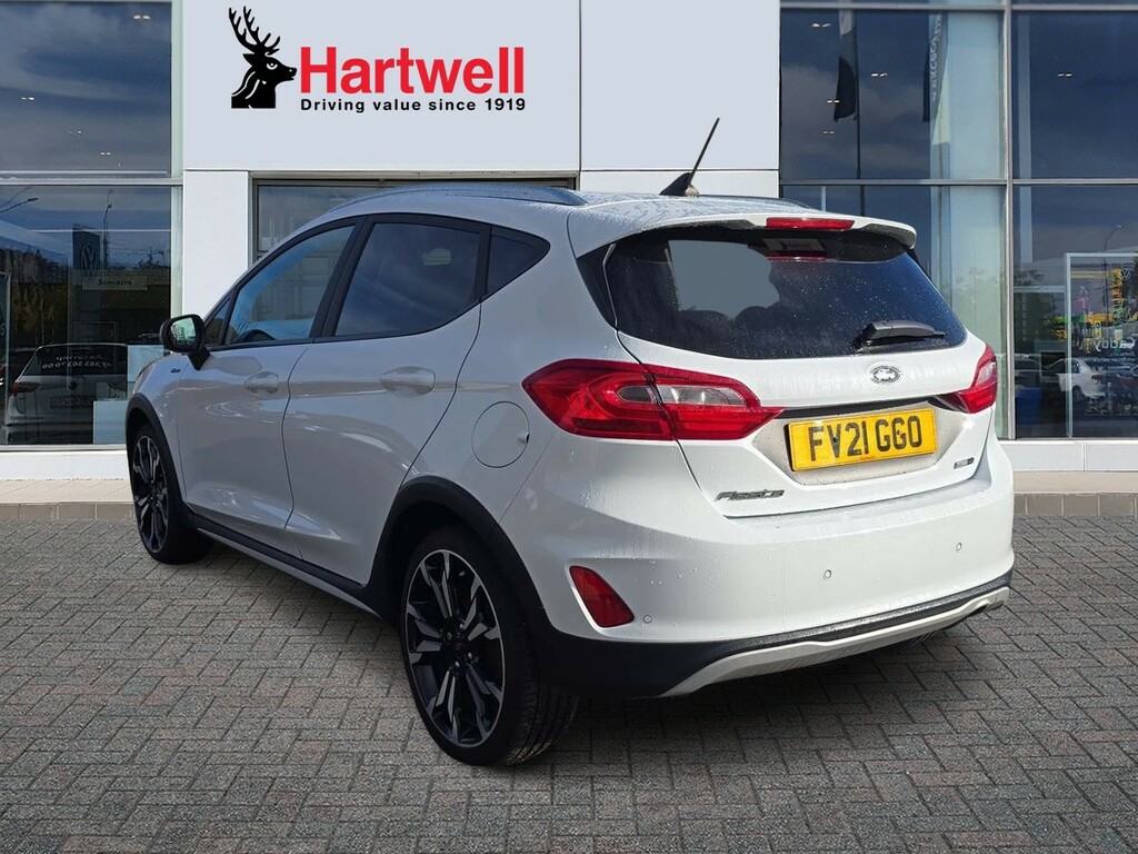Ford Fiesta 1.0T Ecoboost Mhev Active X Edition Hatchback FV21GGO White #5