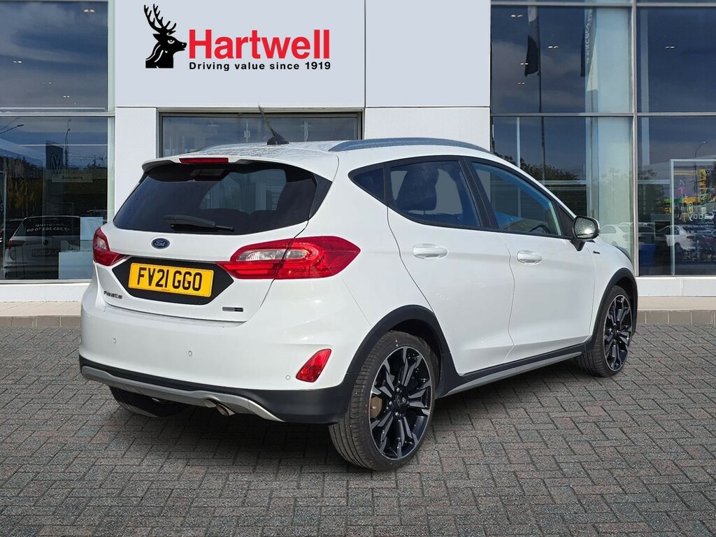 Ford Fiesta 1.0T Ecoboost Mhev Active X Edition Hatchback FV21GGO White #3