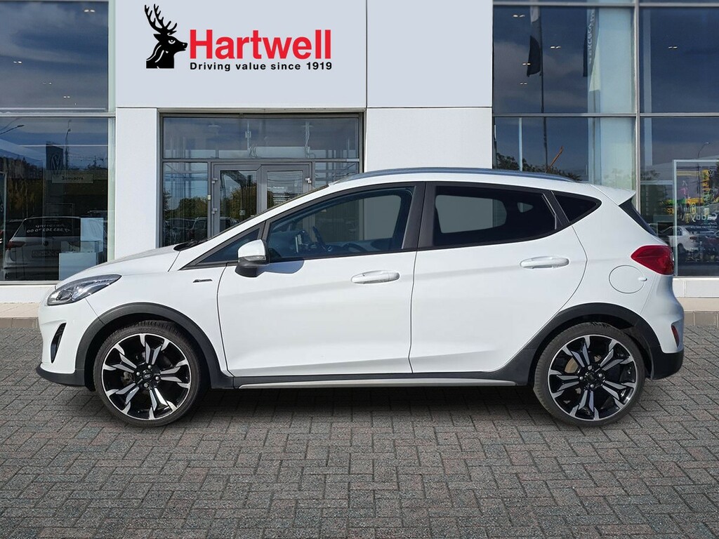 Ford Fiesta 1.0T Ecoboost Mhev Active X Edition Hatchback FV21GGO White #6