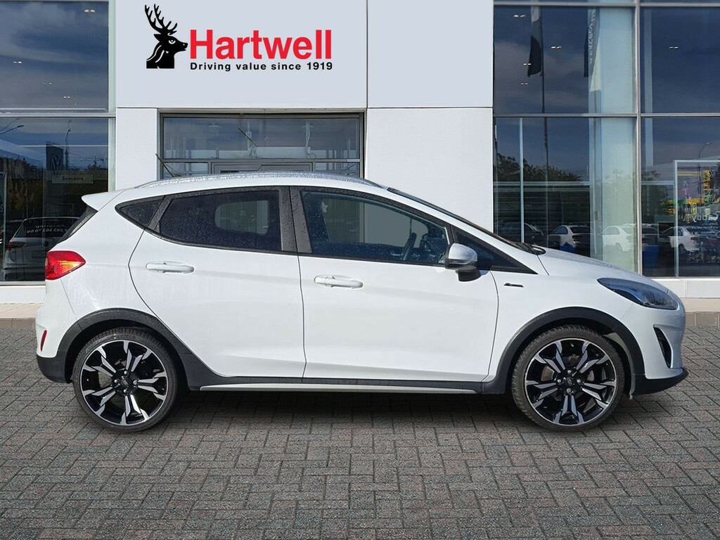 Ford Fiesta 1.0T Ecoboost Mhev Active X Edition Hatchback FV21GGO White #2
