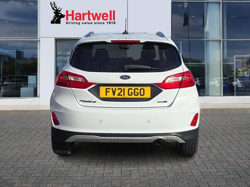 Ford Fiesta 1.0T Ecoboost Mhev Active X Edition Hatchback FV21GGO White #4