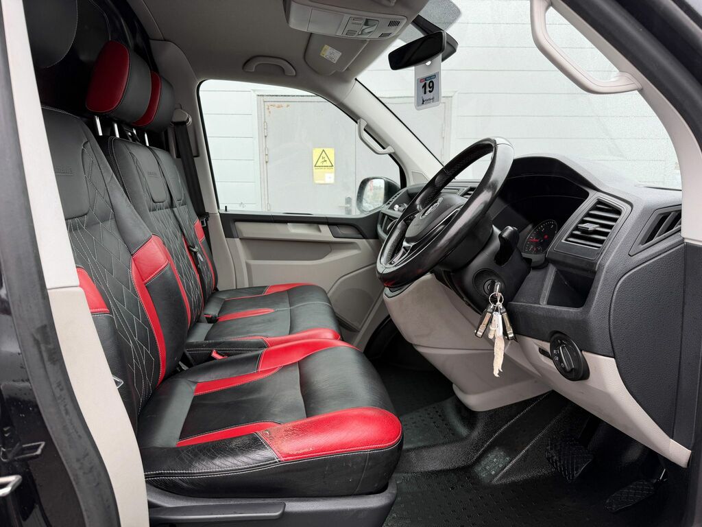 Volkswagen Transporter Sportline 2.0 Bitdi T32 Sportline Crew Van Dsg Swb Euro 6 S Black #11