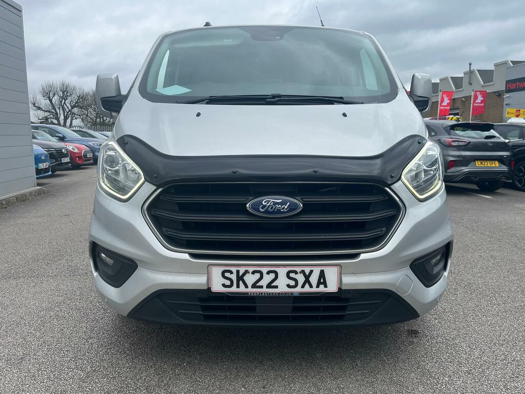 Ford Transit Custom 2.0 300 Ecoblue Limited Crew Van Double Cab Di SK22SXA Silver #3