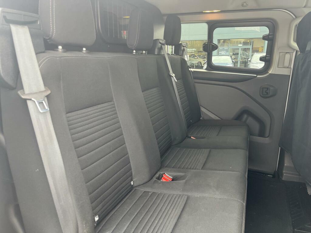 Ford Transit Custom 2.0 300 Ecoblue Limited Crew Van Double Cab Di SK22SXA Silver #6