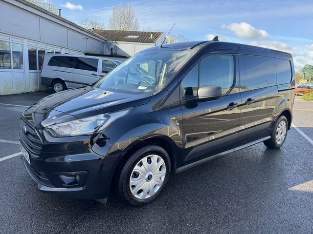 Ford Transit Connect 1.5 240 Ecoblue Trend Crew Van Double Cab 6Dr Dies WV72UCS Black #4