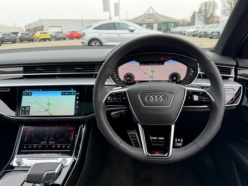 Audi A8 Black Edition Black #6
