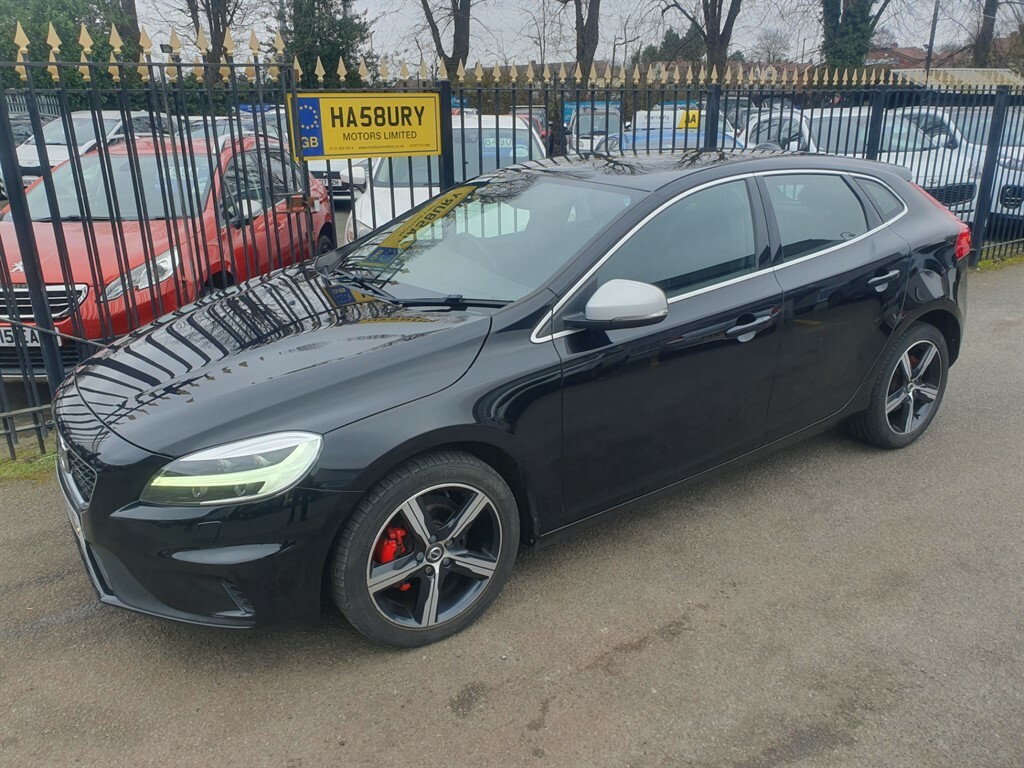 Volvo V40 2.0 D2 R-design Nav Plus Hatchback Manu CX68FNG Black #3