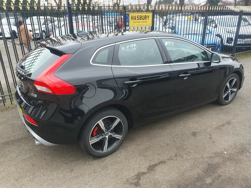 Volvo V40 2.0 D2 R-design Nav Plus Hatchback Manu CX68FNG Black #6
