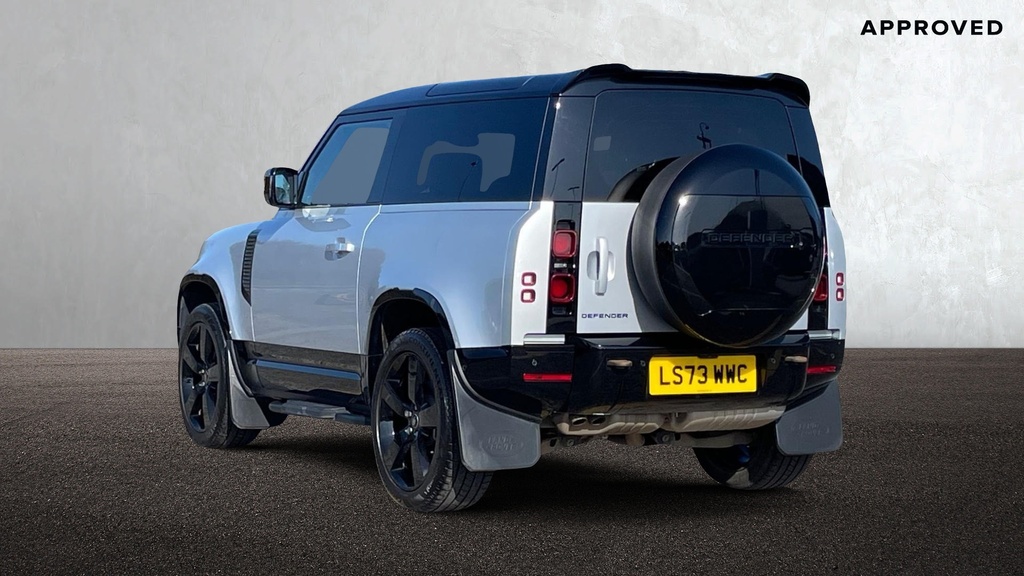 Land Rover Defender 90 D300 X-dynamic Hse Hakuba Silver LS73WWC Silver #2