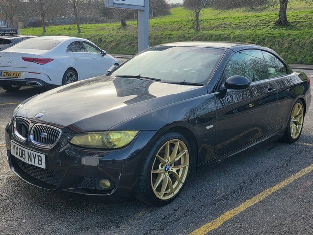 BMW 3 Series 330I M Sport Convertible Black #5