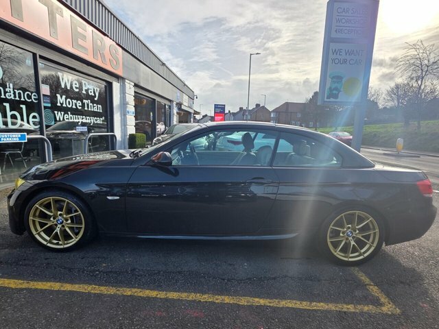 BMW 3 Series 330I M Sport Convertible Black #6