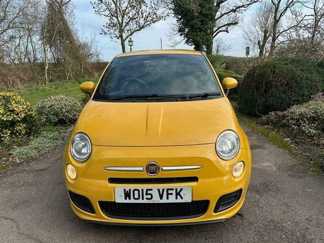 Fiat 500 S Yellow #3