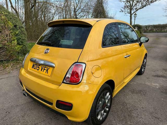 Fiat 500 S Yellow #6