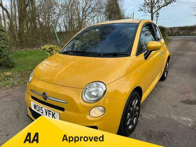 Fiat 500 S Yellow
