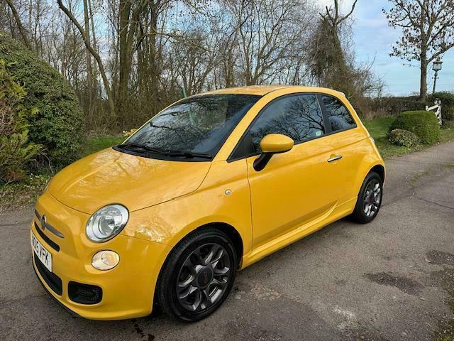 Fiat 500 S Yellow #2