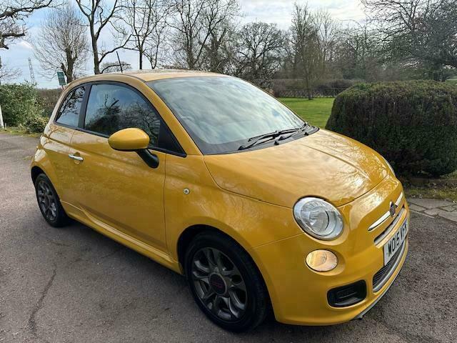 Fiat 500 S Yellow #5