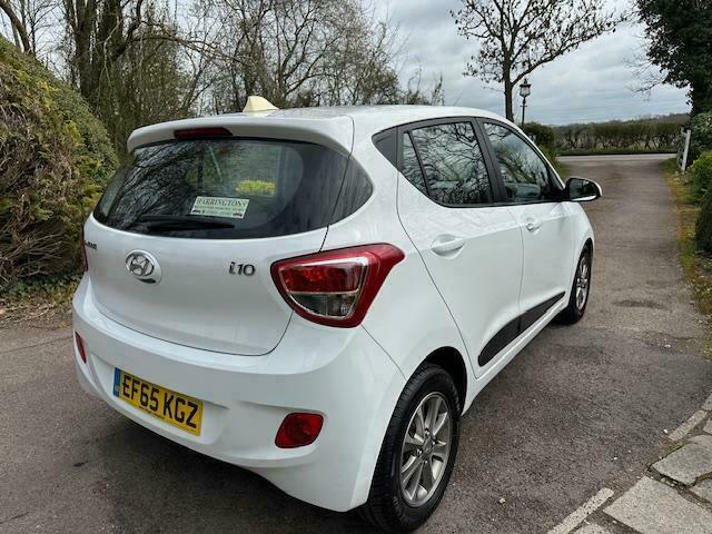 Hyundai I10 Premium Blue Drive White #6