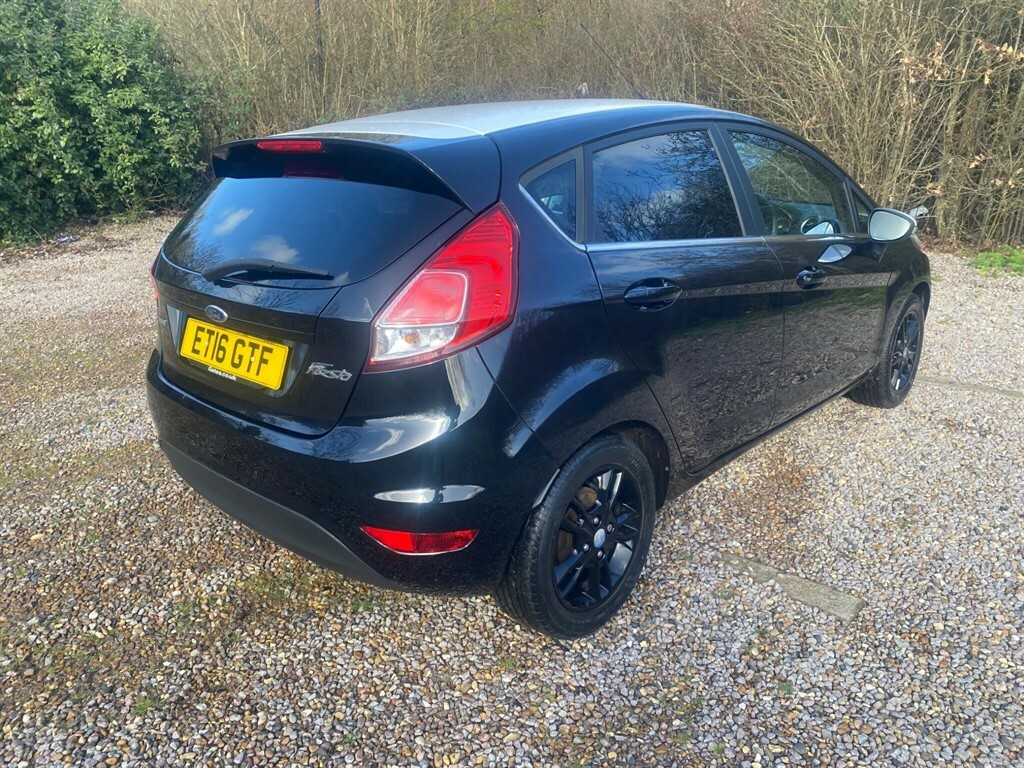 Ford Fiesta 1.0T Ecoboost Zetec Black Edition Euro 6 Ss ET16GTF Black #5