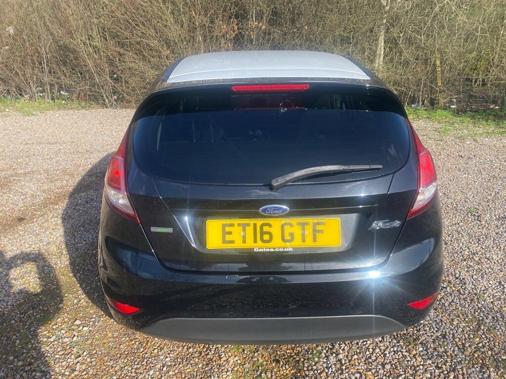 Ford Fiesta 1.0T Ecoboost Zetec Black Edition Euro 6 Ss ET16GTF Black #6