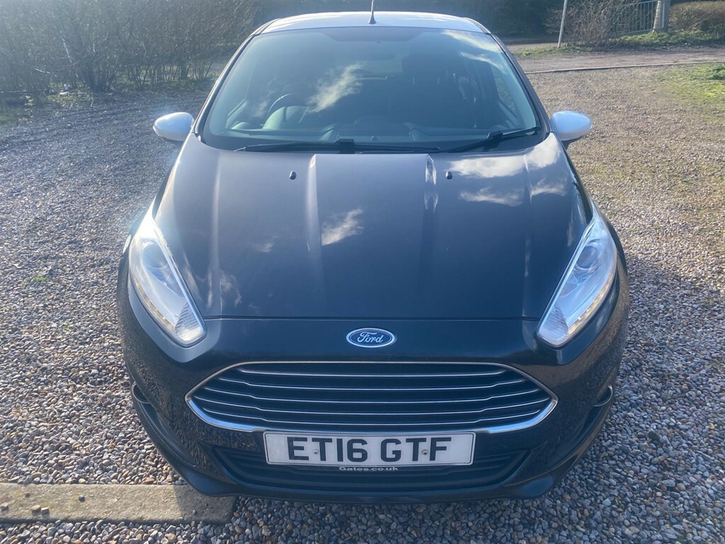 Ford Fiesta 1.0T Ecoboost Zetec Black Edition Euro 6 Ss ET16GTF Black #2