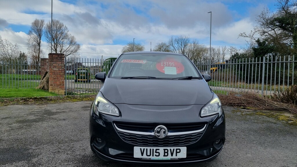 Vauxhall Corsa Hatchback 1.3 Cdti Ecoflex Design 2015 VU15BVP Black #4
