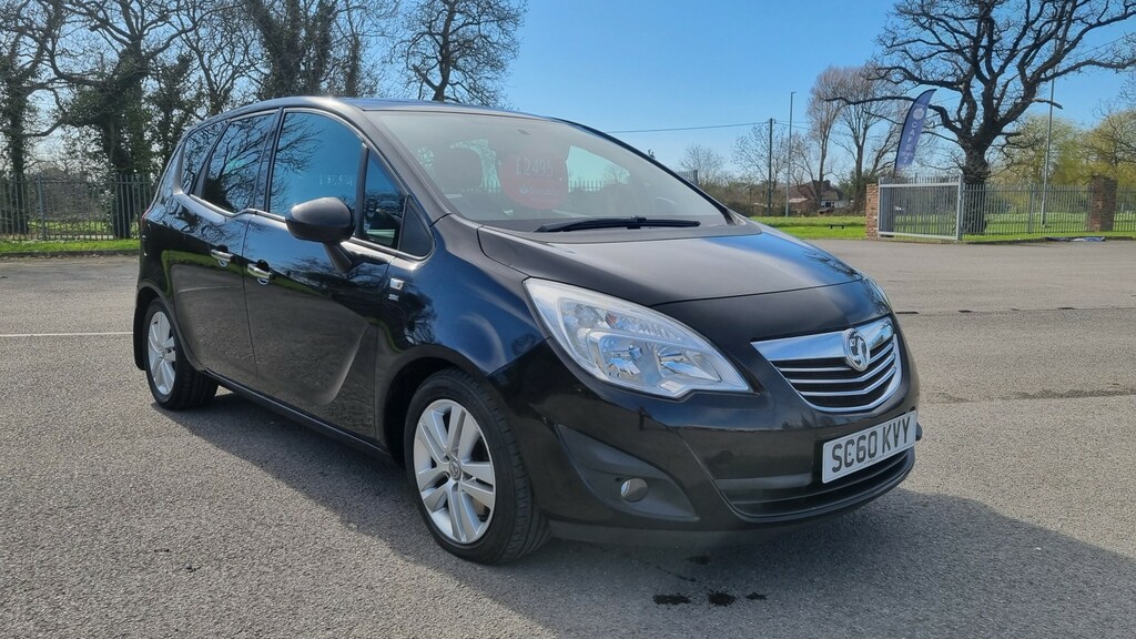 Vauxhall Meriva Mpv 1.4 T 16V Se 2011 SC60KVY Black #6