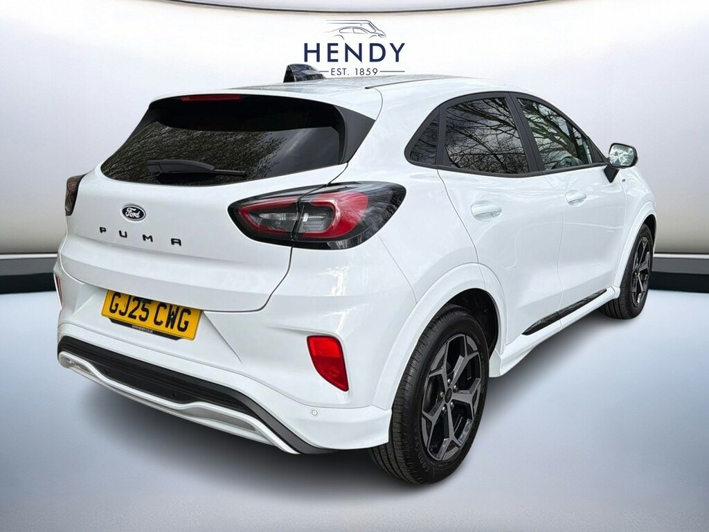 Ford Puma 1.0 Ecoboost Hybrid Mhev St-line GJ25CWG White #6