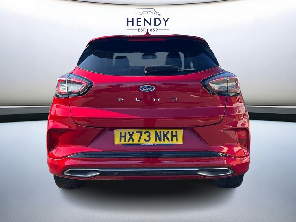 Ford Puma 1.0 Ecoboost Hybrid Mhev 155 St-line Vignale HX73NKH Red #5