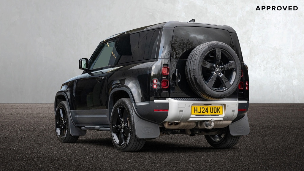 Land Rover Defender 90 3.0 D250 Hard Top Se HJ24UOK Black #2