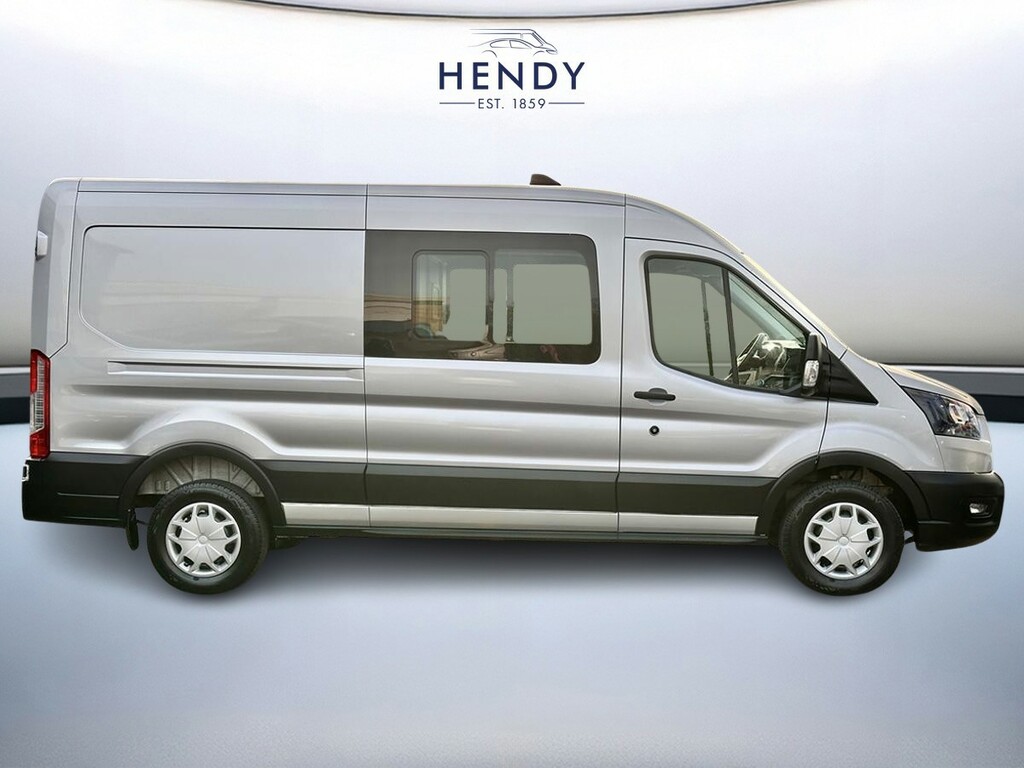 Ford Transit Custom 2.0 Ecoblue 130Ps H2 Trend Double Cab Van DP73YPM Silver #2