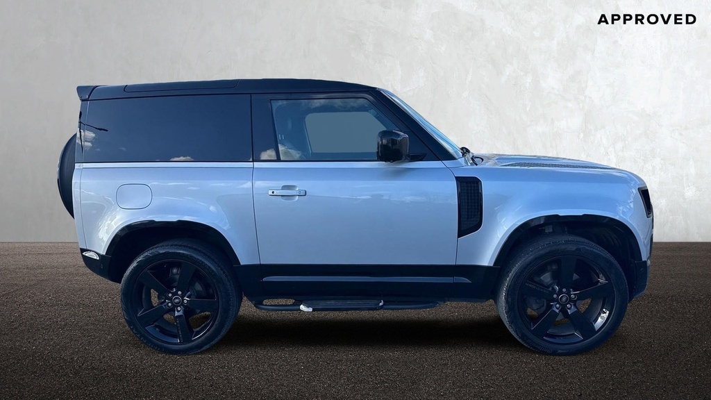 Land Rover Defender 90 3.0 D250 Hard Top Se RF73CZG Silver #5