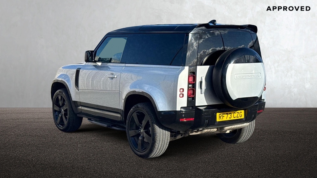 Land Rover Defender 90 3.0 D250 Hard Top Se RF73CZG Silver #2