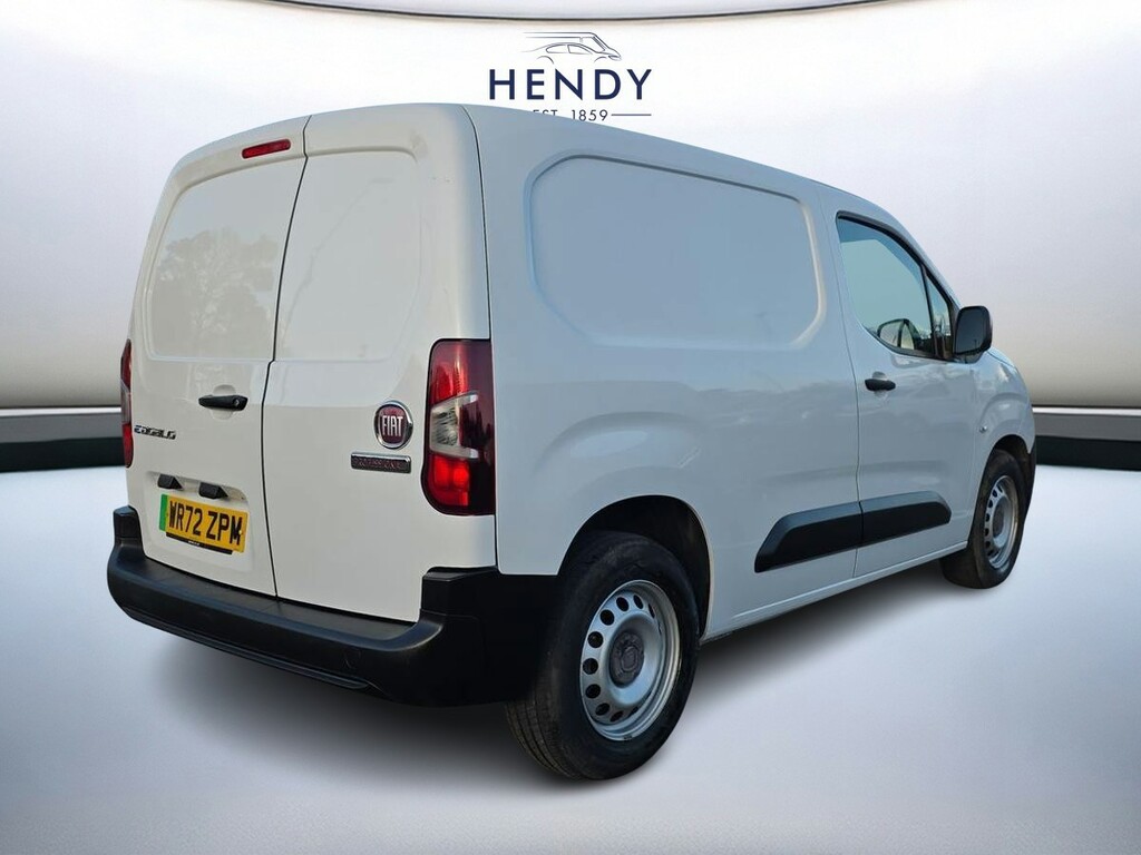 Fiat Doblo 100Kw 50Kwh 800Kg Van White #3